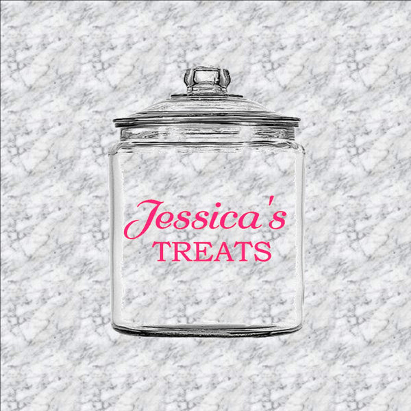 Cookie Jar - First Name /Treats