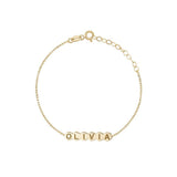 Jewelry - Bracelet with Bubble Enamel Name
