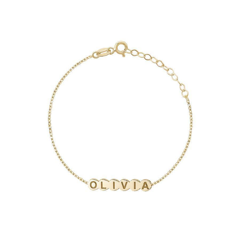 Jewelry - Bracelet with Bubble Enamel Name