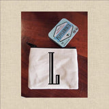 Canvas Coin Pouch Mini - Modern Letter