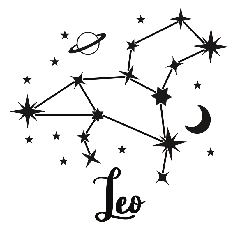 Linen Tote Bag - Zodiac Constellations
