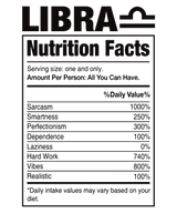 Ceramic Mug 11 oz - Zodiac Nutrition Facts