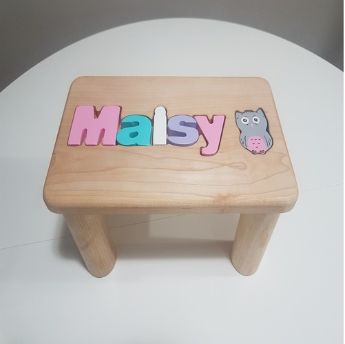 Wooden Bench with Name