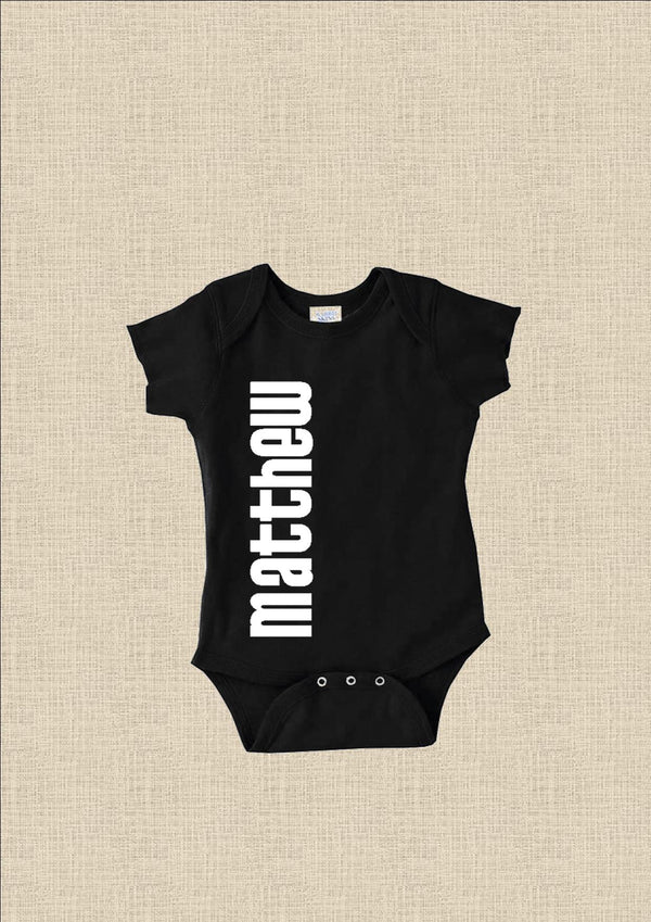 Onesie - Vertical Name