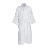 Bathrobe – White Waffle Weave Full Length