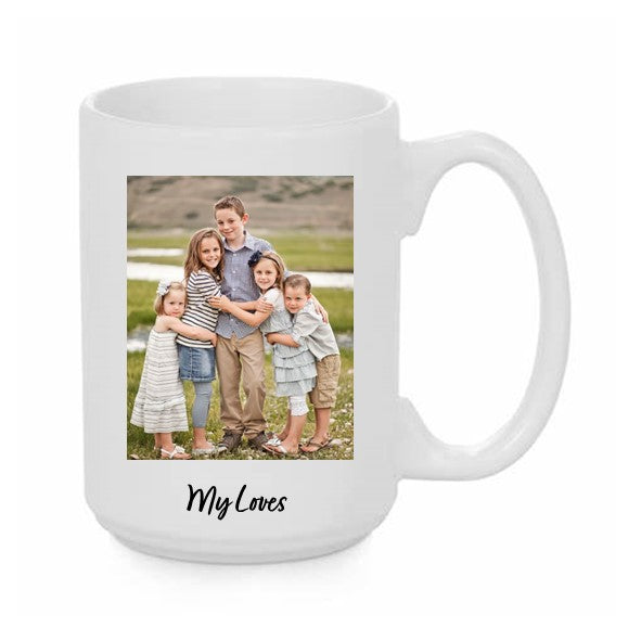 Ceramic Mug - Photo 15oz