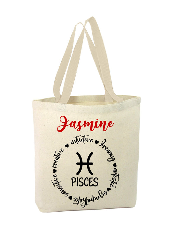 Linen Tote Bag - Zodiac Traits