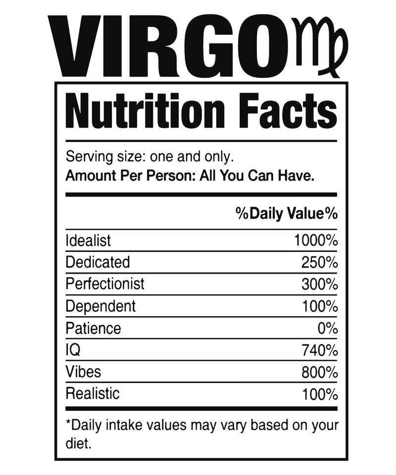 Ceramic Mug 11 oz - Zodiac Nutrition Facts