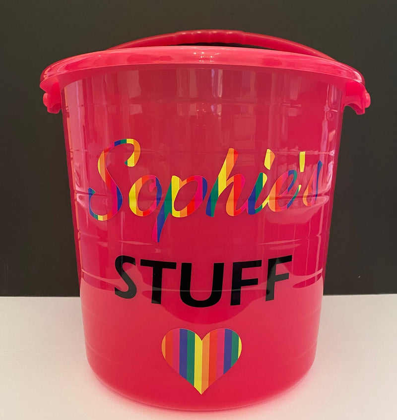 Toy Bin - Plastic with Handle