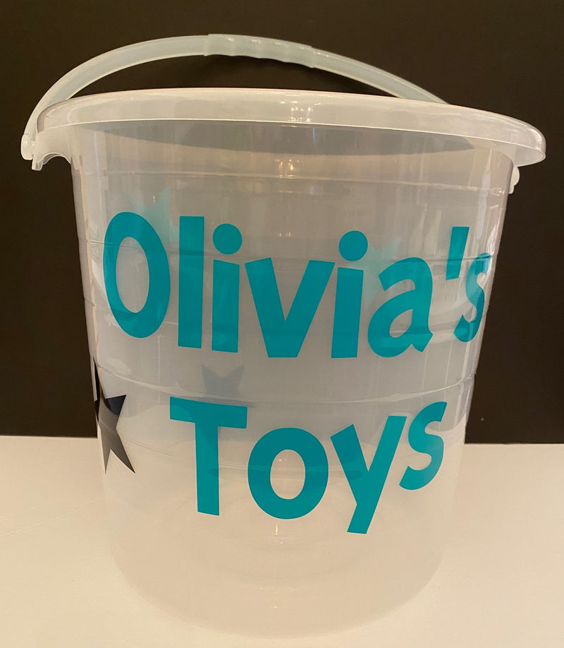 Toy Bin - Plastic with Handle