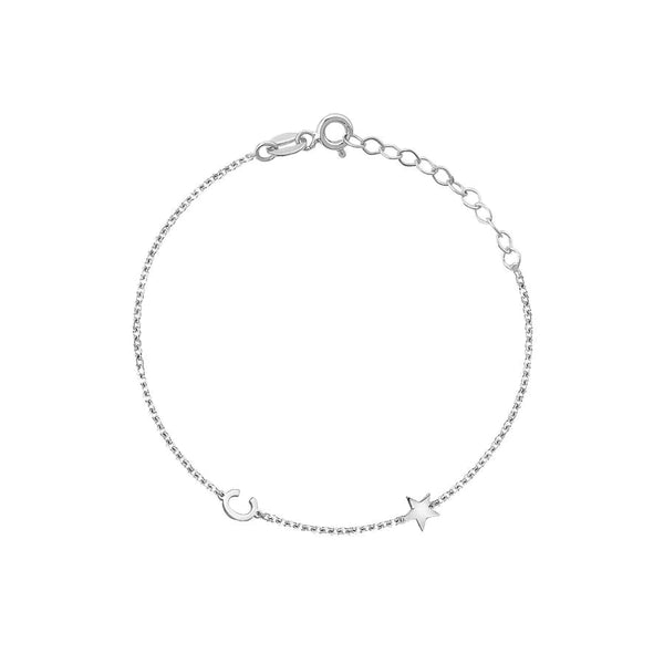Jewelry - Bracelet with Initials and Star