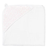 Hooded Towel Baby - Muslin Hood with Stars