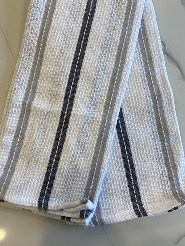 Kitchen Towel (set of 2) / Waffle Vertical Stripe